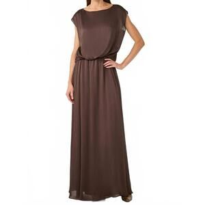 NEW TRINA TURK vantage 2 dress in brown